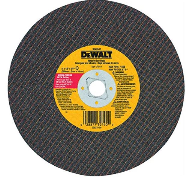 ! SAW 8&quot; ABRASIVE BLADE