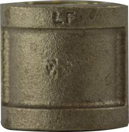 BRASS CPLG 3/4&quot;  LF 44-414LF