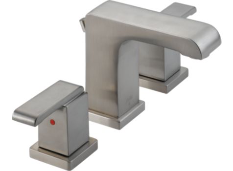 ! Arzo 2 Handle Widespread
Lavatory Faucet
(NO BACKORDER- ONE TIME DISC
PRICE)