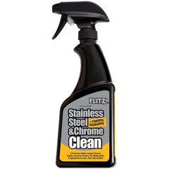 ! STAINLESS STEEL/CHROME CLEANER W/DEGREASER 16oz Spray