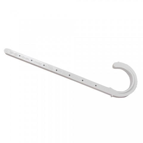 PVC/ABS PLASTIC PIPE HOOK 4&quot;