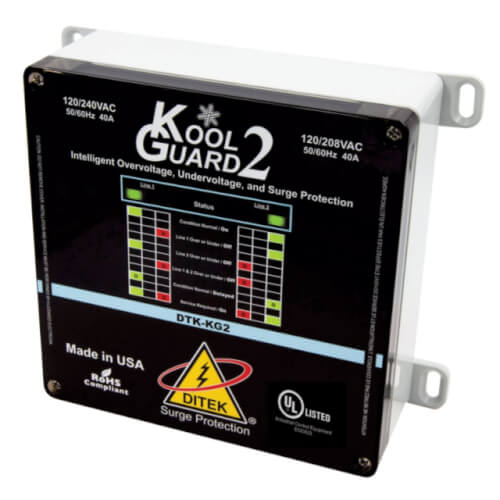 KOOL GUARD VOLTAGE PROTECTION OVER/UNDER 120/240V  40A